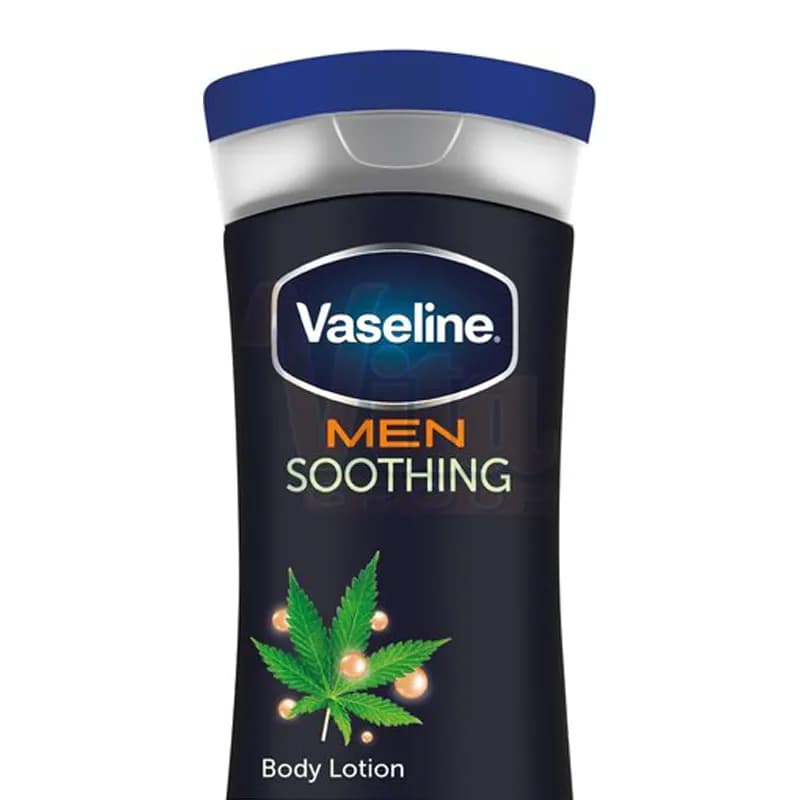 لوسیون بدن وازلین مردانه Soothing Hemp حجم 400 میل — تصویر ۵