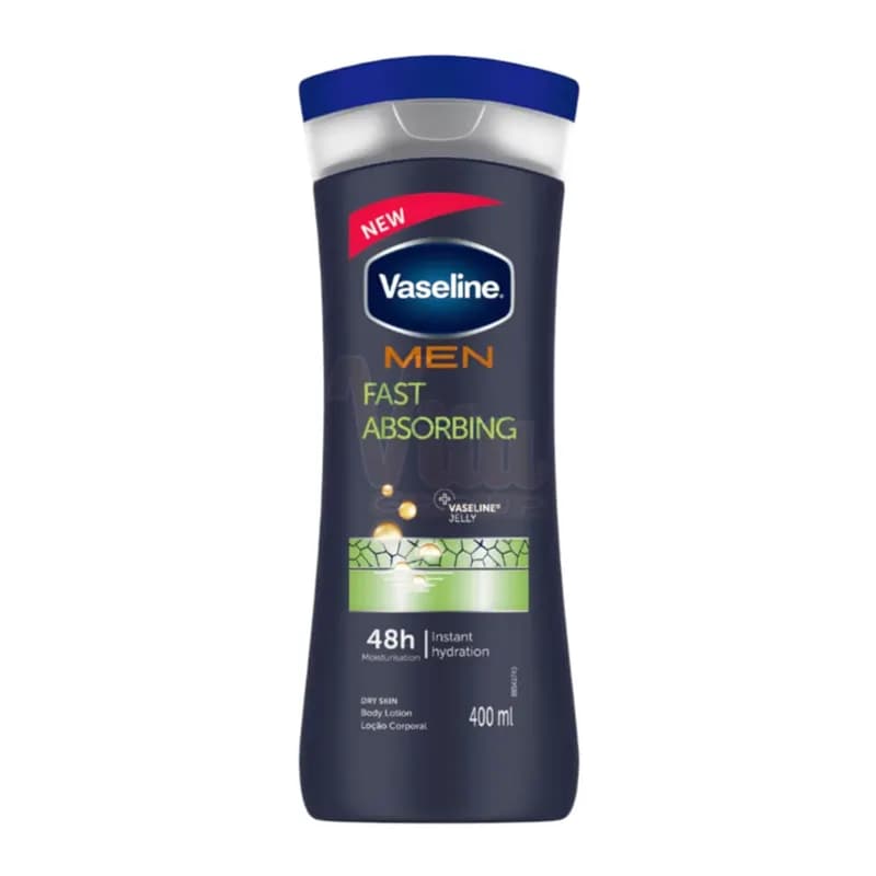 لوسیون بدن وازلین مردانه Fast Absorbing حجم 400 میل