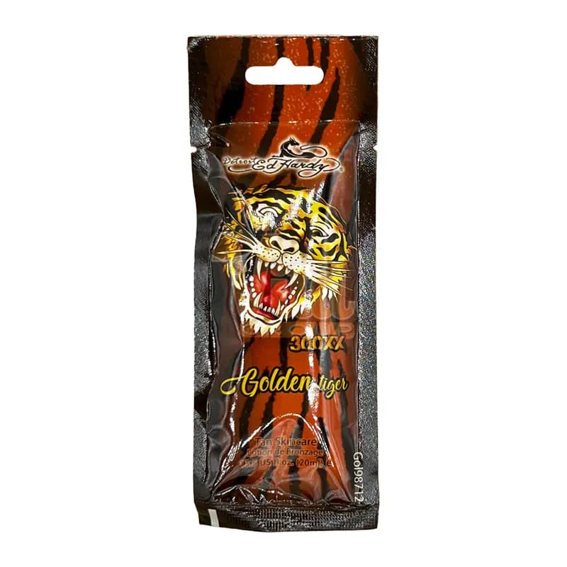 لوسیون سولار ساشه ای Ed Hardy Golden Tiger حجم 20 میل