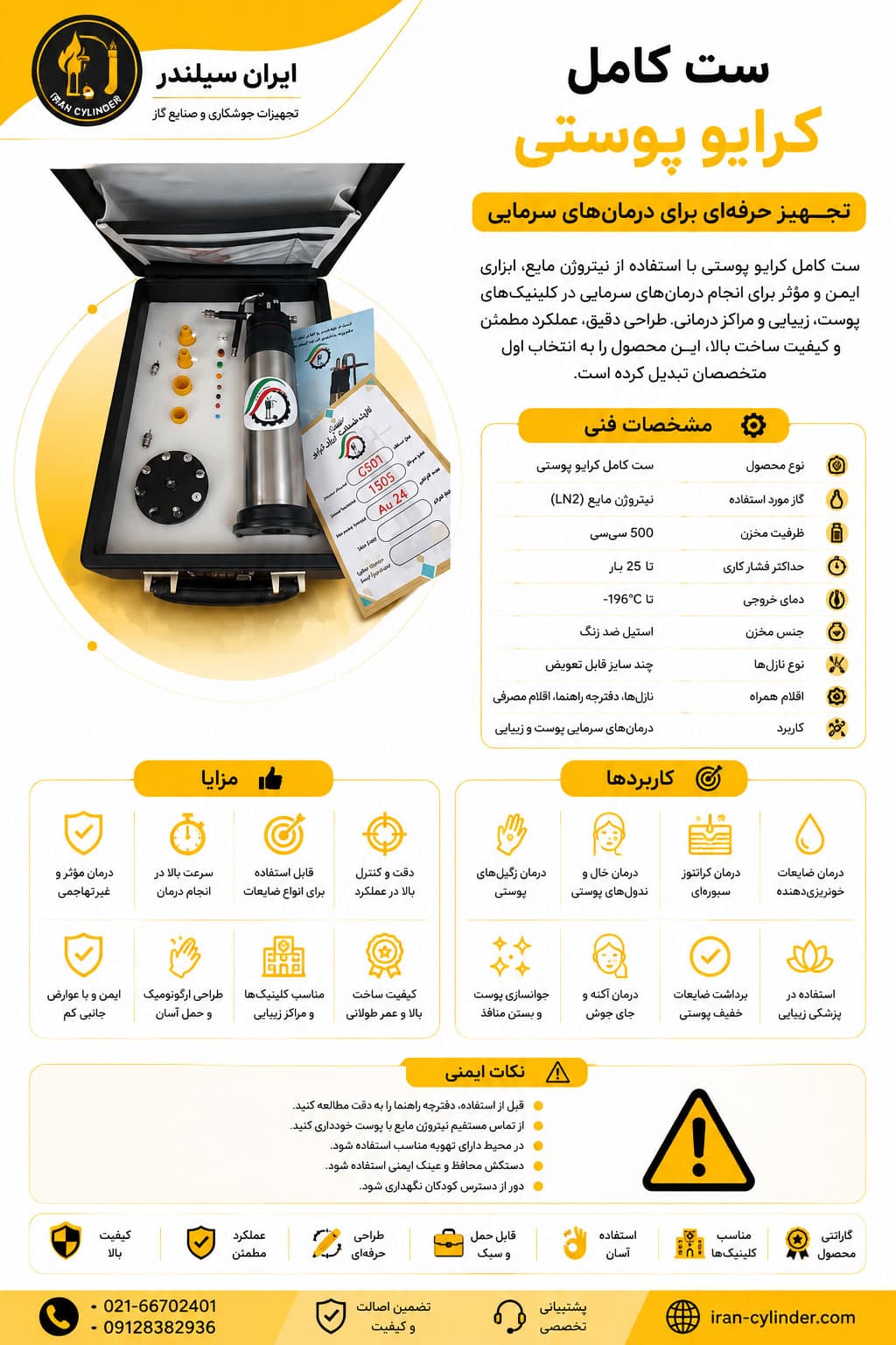مجموعه کامل کرایو پوستی