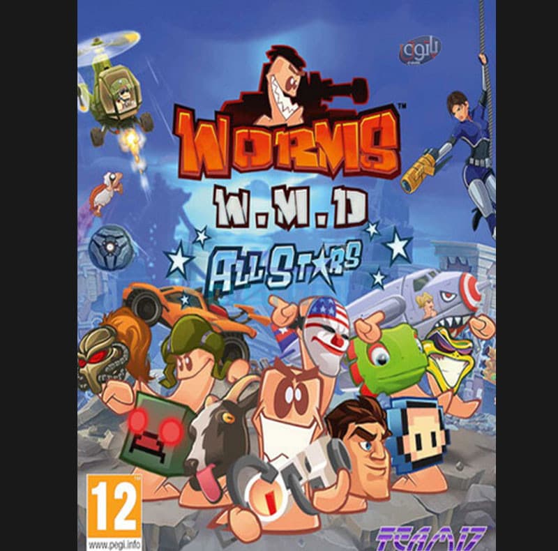 دیسک بازی استوک یا دست دوم Worms W.M.D All Stars Xbox One
