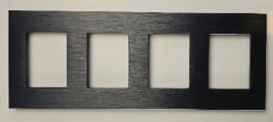 Quadruple 299AL Frame with metal Black — تصویر ۲