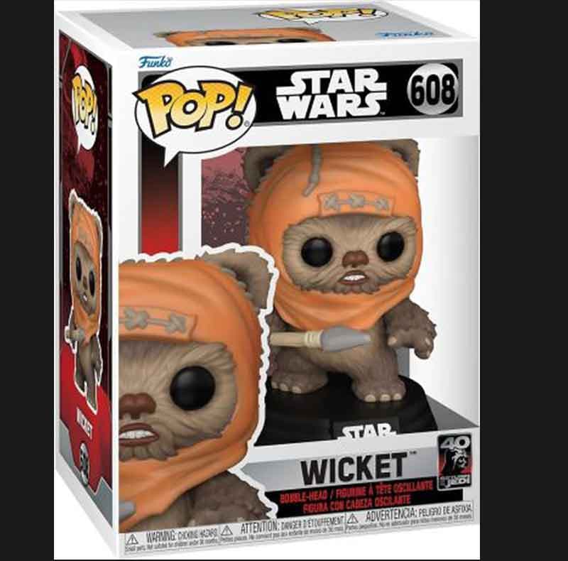 اکشن فیگور فانکو پاپ funko pop starwars wicket 608 — تصویر ۳