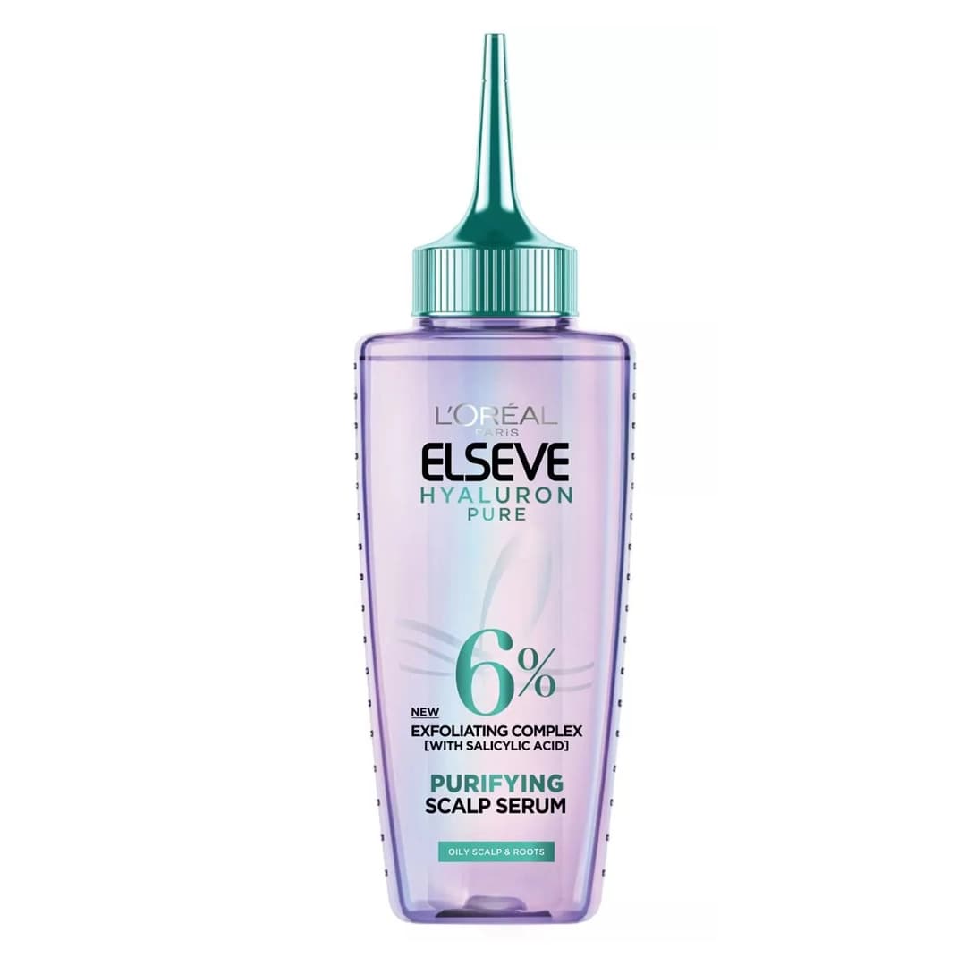 سرم موی لورال لایه بردار پوست سر Elseve ضد چربی مدل Hydra Hyaluronic Pure حجم 102 میل - پاکینو