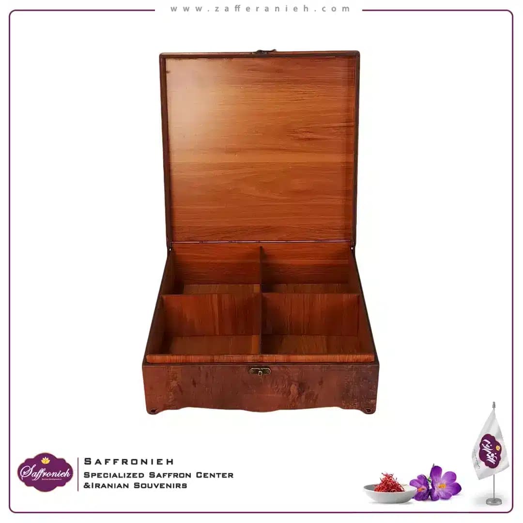 جعبه چوبی آجیل مدل سامان