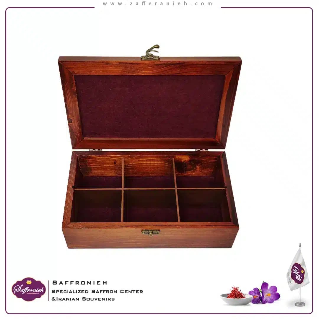 جعبه چوبی کاشی سنتی مدل هشت بهشت 15*25 — تصویر ۷