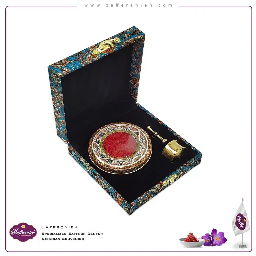 زعفران کادویی ترمه مدل لعیا — تصویر ۵