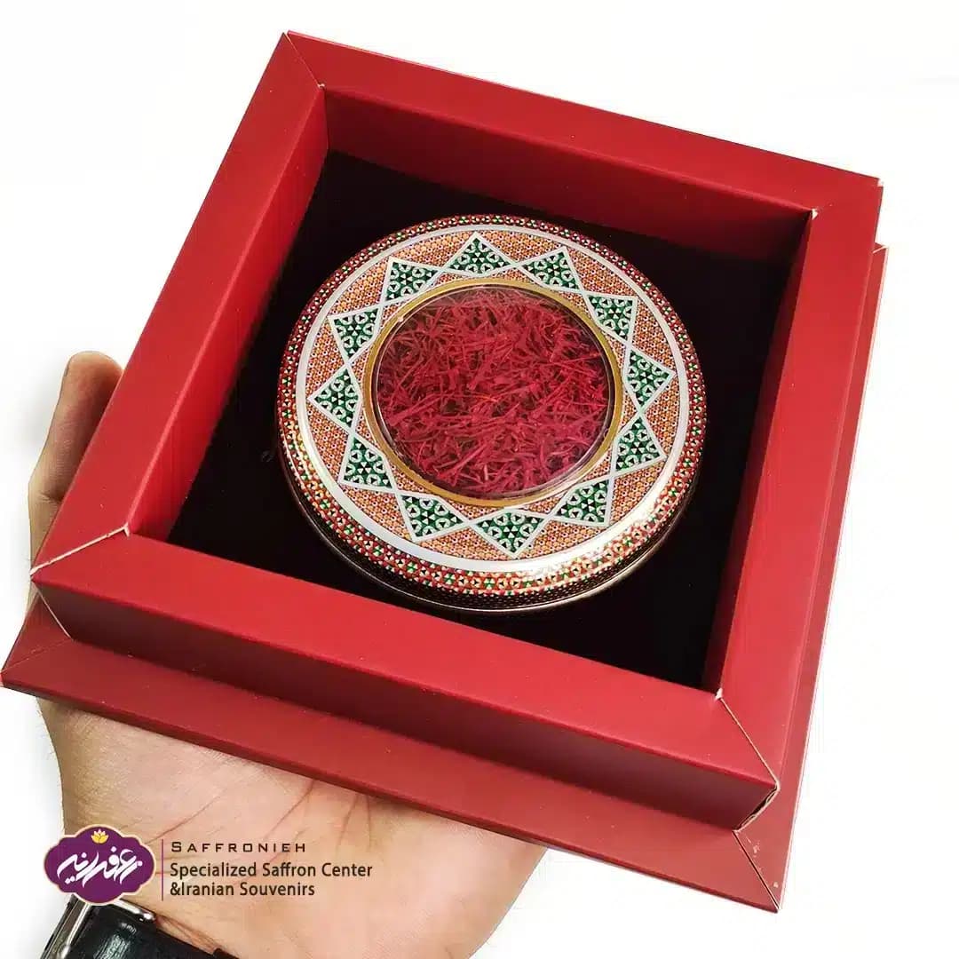 پک کامل کادویی زعفران مدل قاجار کد BF020 — تصویر ۴