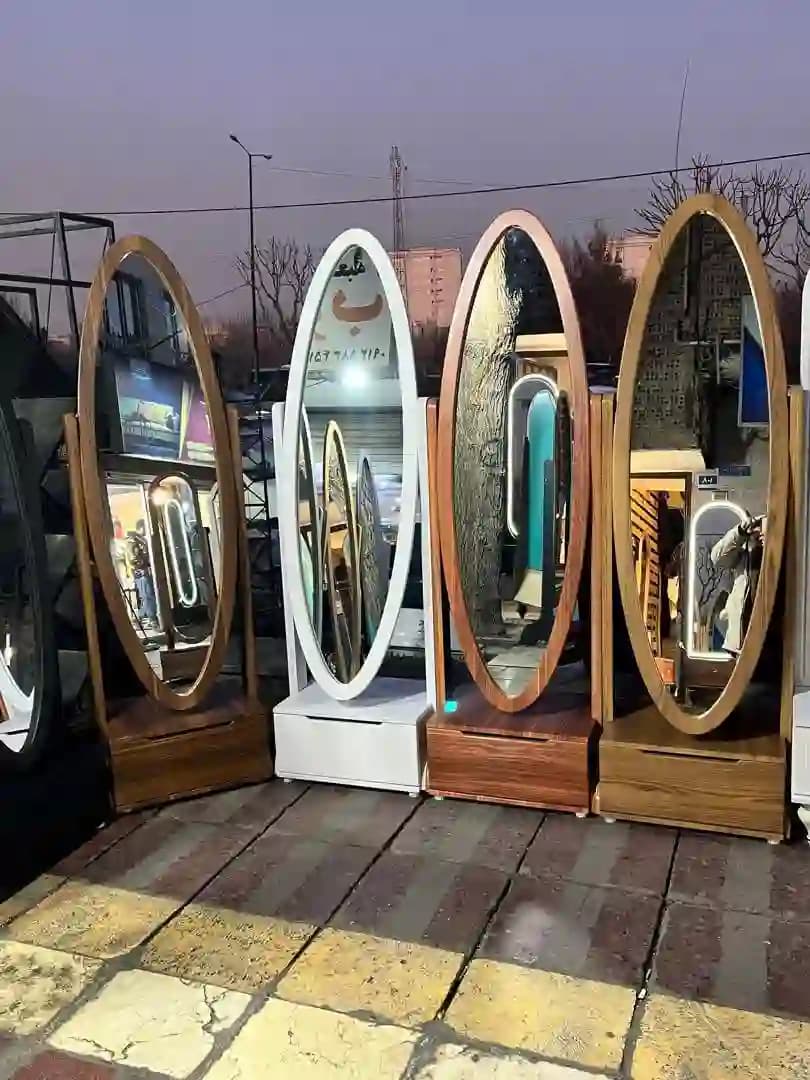 آینه ایستاده مدل بیضی کشودار — تصویر ۵