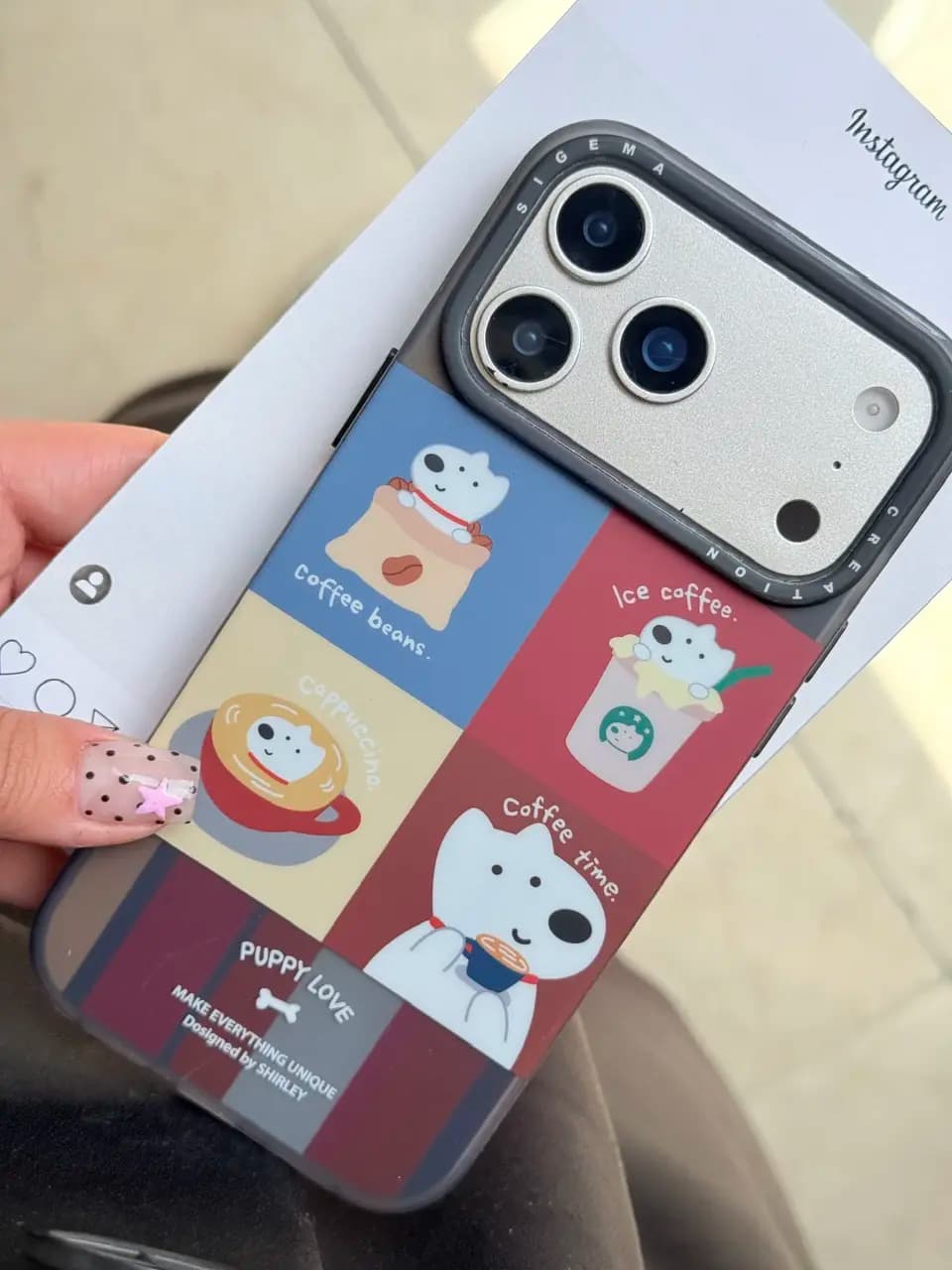 قاب Puppy Love Coffee (کدC2282) — تصویر ۱۱
