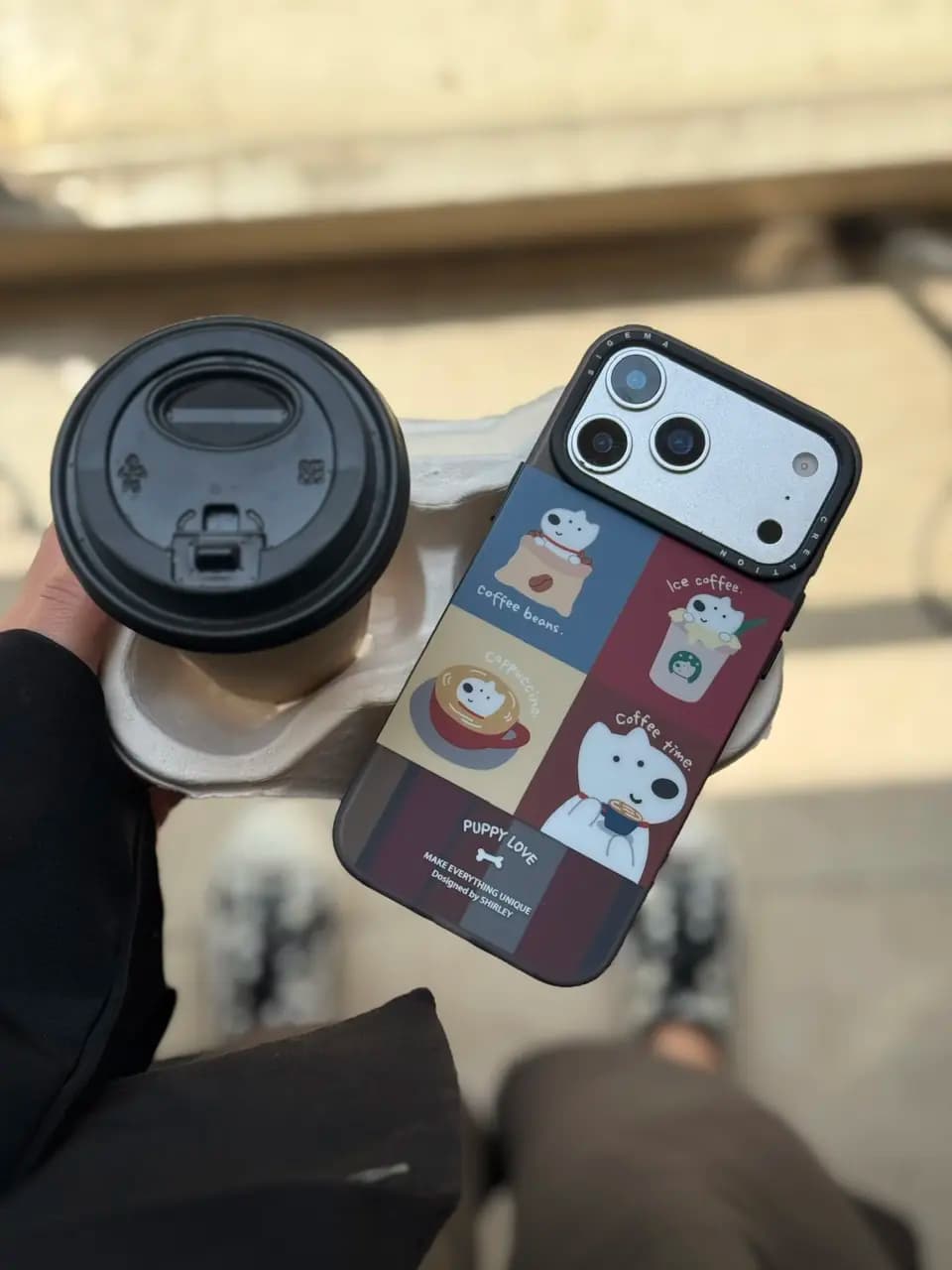 قاب Puppy Love Coffee (کدC2282) — تصویر ۲