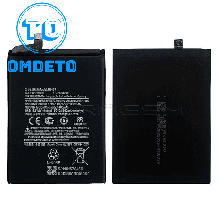 باتری شیائومی مدل Xiaomi Poco X3 NFC – Bn57 (گارانتی 12 ماهه)