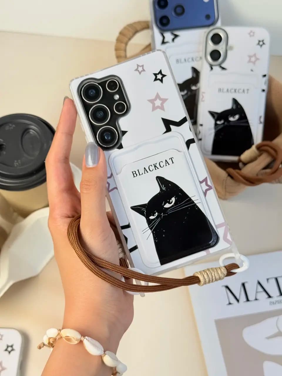 قاب Black Cat جاکارتی دار (کدC2266) — تصویر ۲