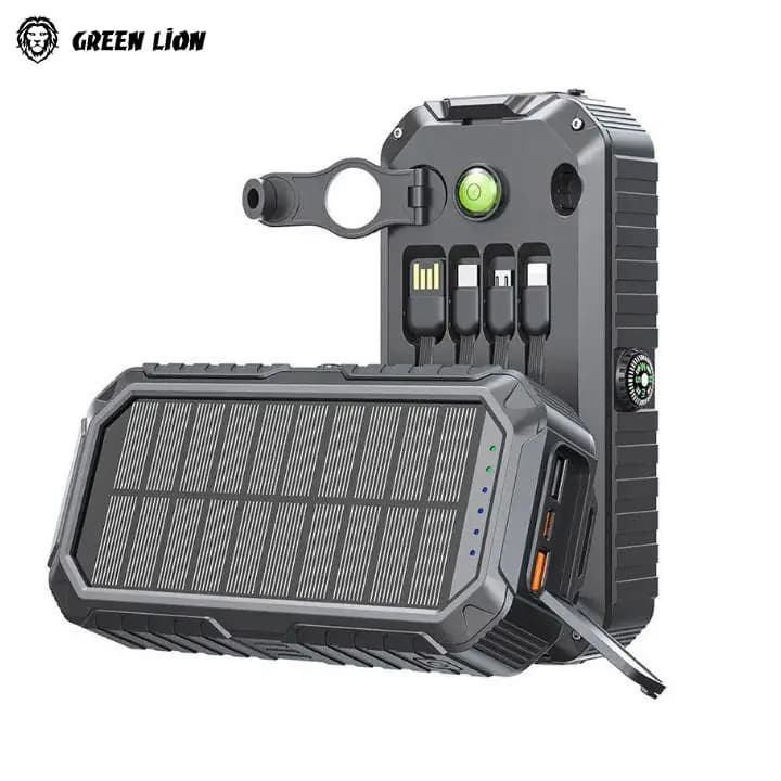 پاوربانک خورشیدی گرین لاین SOLAR MATE ظرفیت 20000 میلی آمپر — تصویر ۹