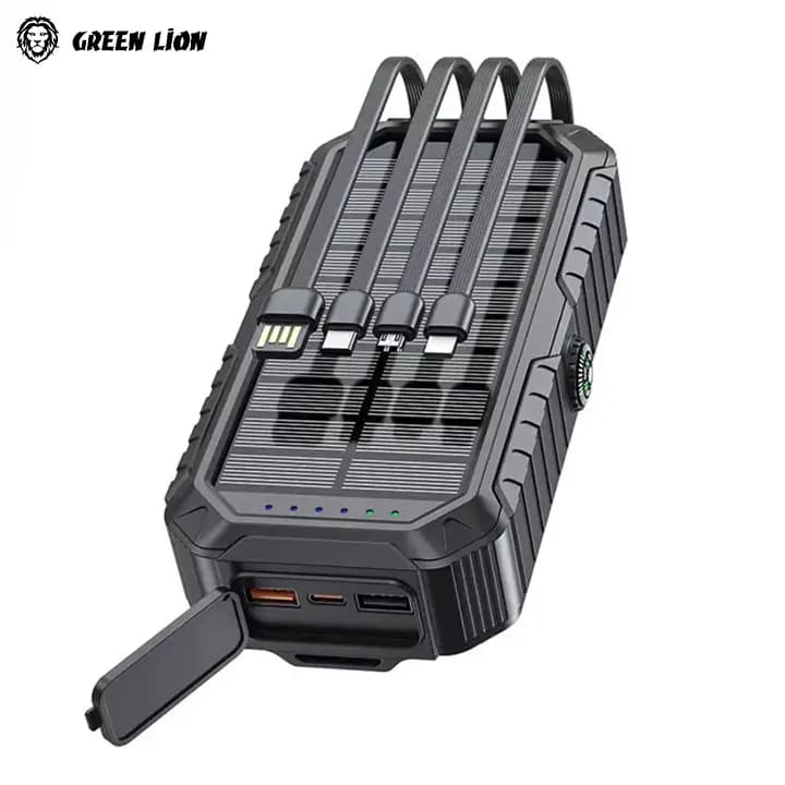 پاوربانک خورشیدی گرین لاین SOLAR MATE ظرفیت 20000 میلی آمپر — تصویر ۸