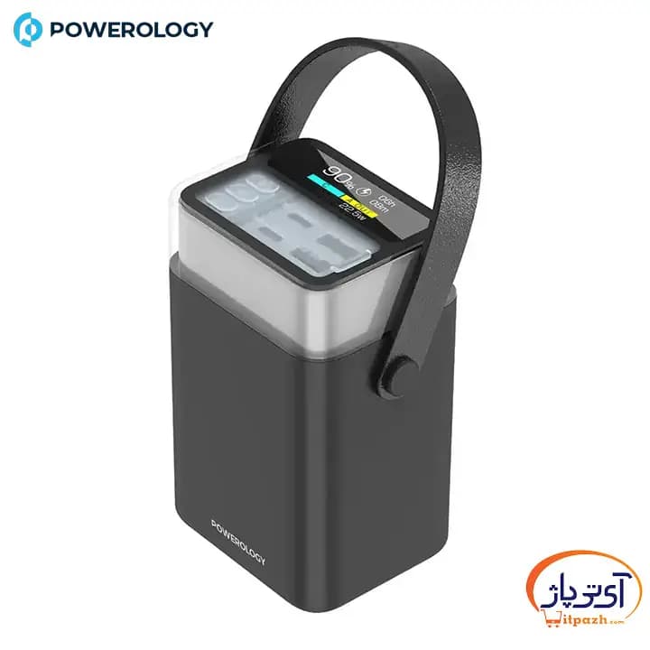 پاوربانک پاورولوژی HALO BEAM توان 65 وات ظرفیت 40000 میلی آمپر — تصویر ۴