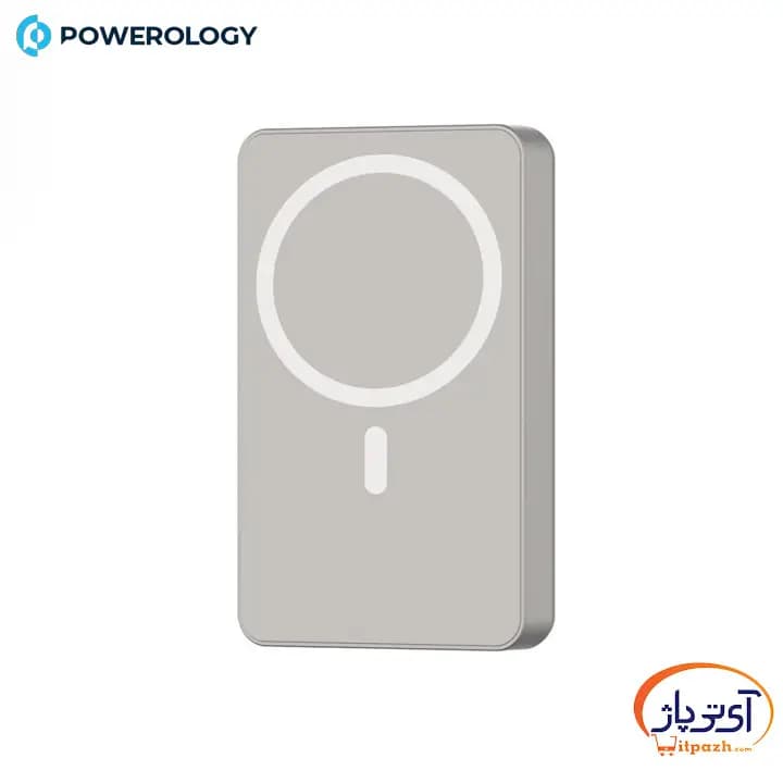 پاوربانک وایرلس پاورولوژی MagSafe توان 20/15 وات ظرفیت 20000 میلی آمپر — تصویر ۸