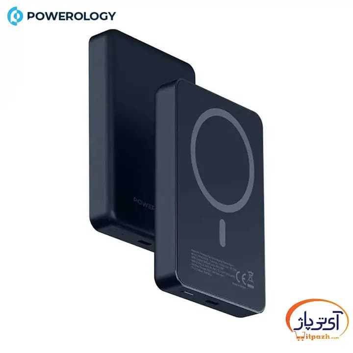 پاوربانک وایرلس پاورولوژی MagSafe توان 20/15 وات ظرفیت 10000 میلی آمپر — تصویر ۴