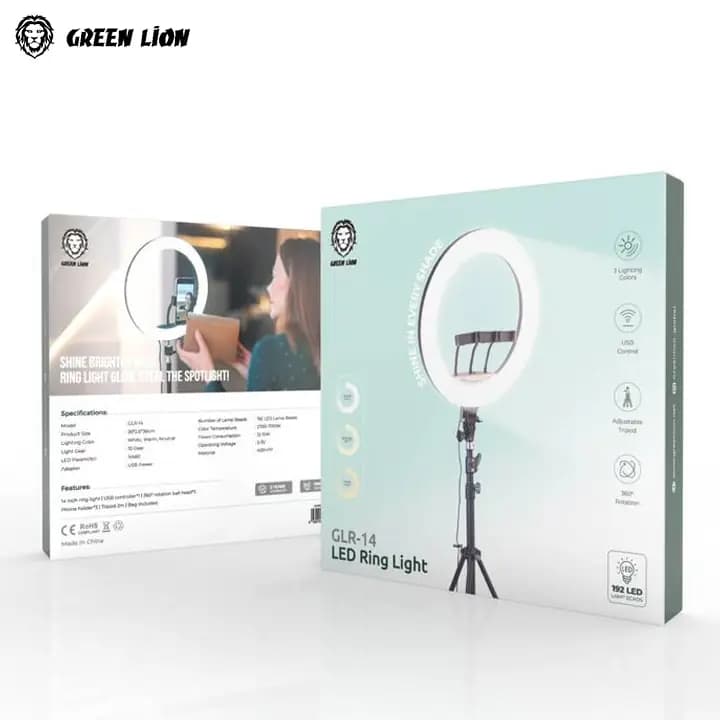 رینگ لایت گرین لاین BUTTON MODE RINGLIGHT 14 — تصویر ۶