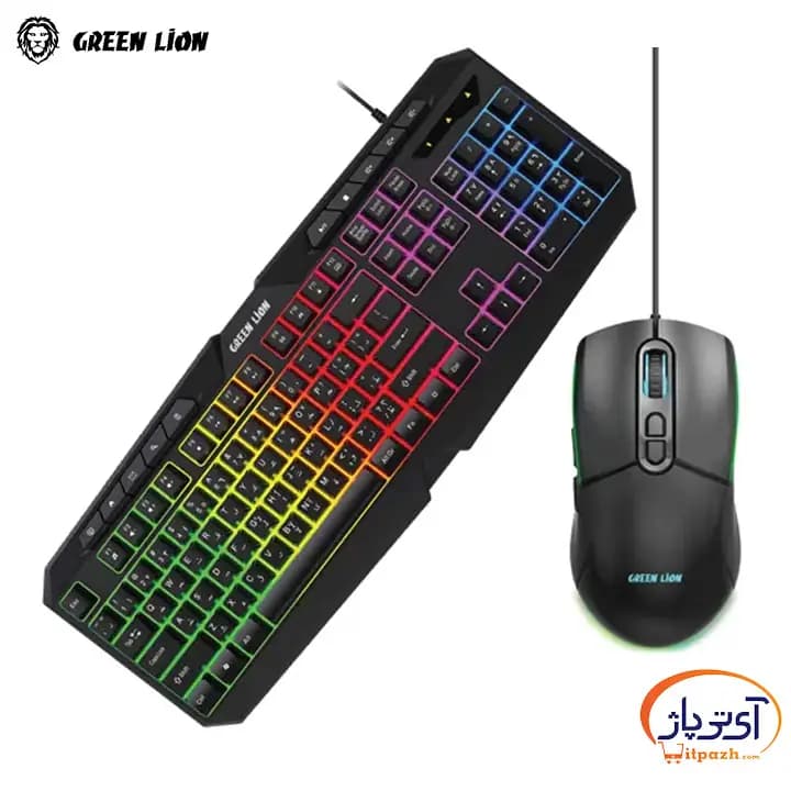 موس و کیبورد گیمینگ گرین لاین RGB GAMING GK-400 — تصویر ۷