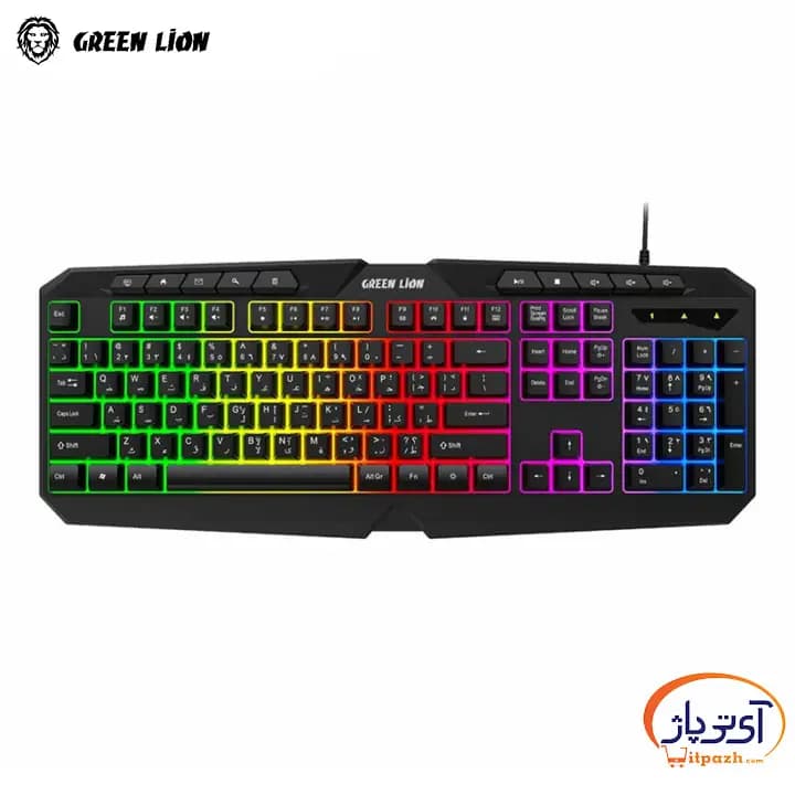 موس و کیبورد گیمینگ گرین لاین RGB GAMING GK-400 — تصویر ۳