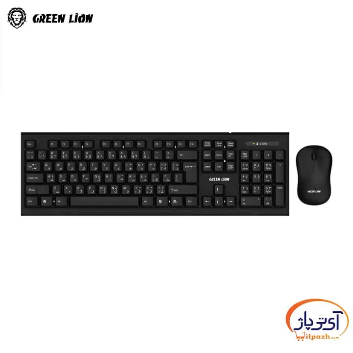 موس و کیبورد بیسیم گرین لاین Wireless Keyboard & Mouse — تصویر ۲