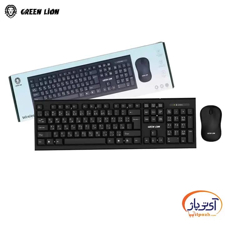 موس و کیبورد بیسیم گرین لاین Wireless Keyboard & Mouse — تصویر ۷