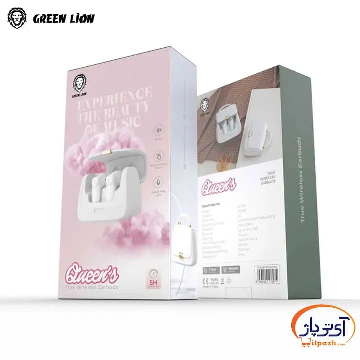 ایربادز گرین لاین Queens True Wireless Earbuds — تصویر ۸