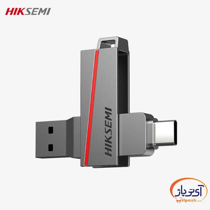 فلش مموری USB3.2 هایکسمی HS-E307C Dual Slim ظرفیت 64گیگابایت — تصویر ۲