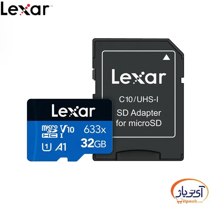 کارت حافظه MicroSD لکسار 633x U1 V10 ظرفیت 32گیگابایت سرعت 100MB/s — تصویر ۸