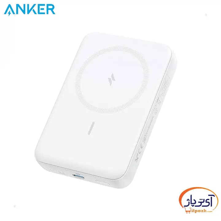 پاوربانک بی سیم انکر مدل 7.5 وات Magnetic A1685 ظرفیت 10000 میلی آمپر ساعت — تصویر ۲