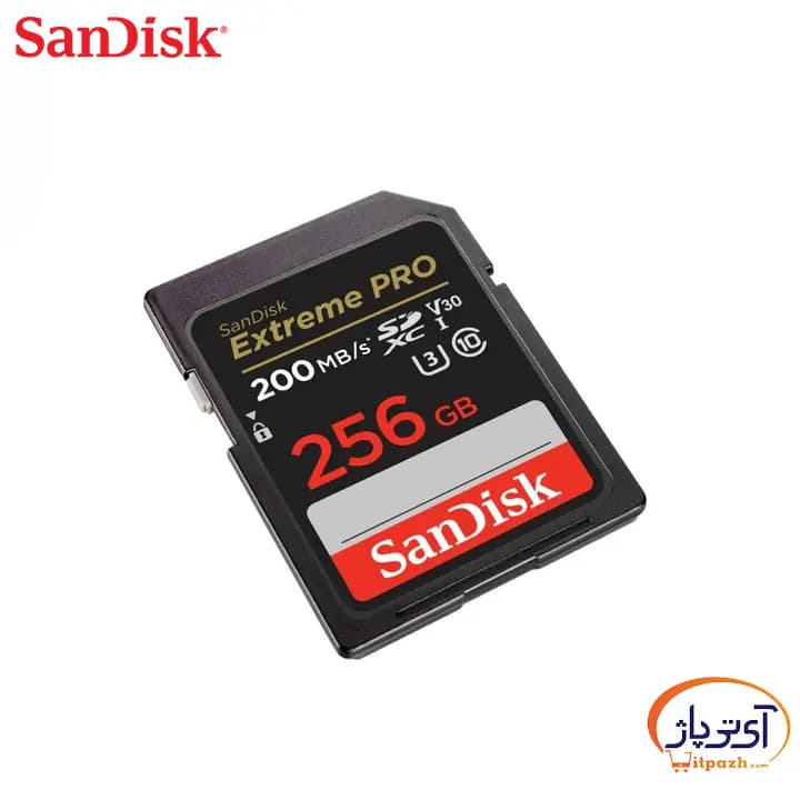 کارت حافظه SD سندیسک EXTREME PRO V30 ظرفیت 256 گیگابایت سرعت 200MB/s — تصویر ۱۱