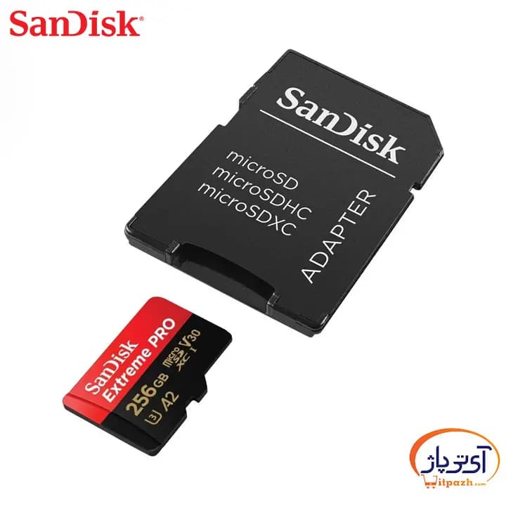 کارت حافظه SD سندیسک EXTREME PRO V30 ظرفیت 256 گیگابایت سرعت 200MB/s — تصویر ۴