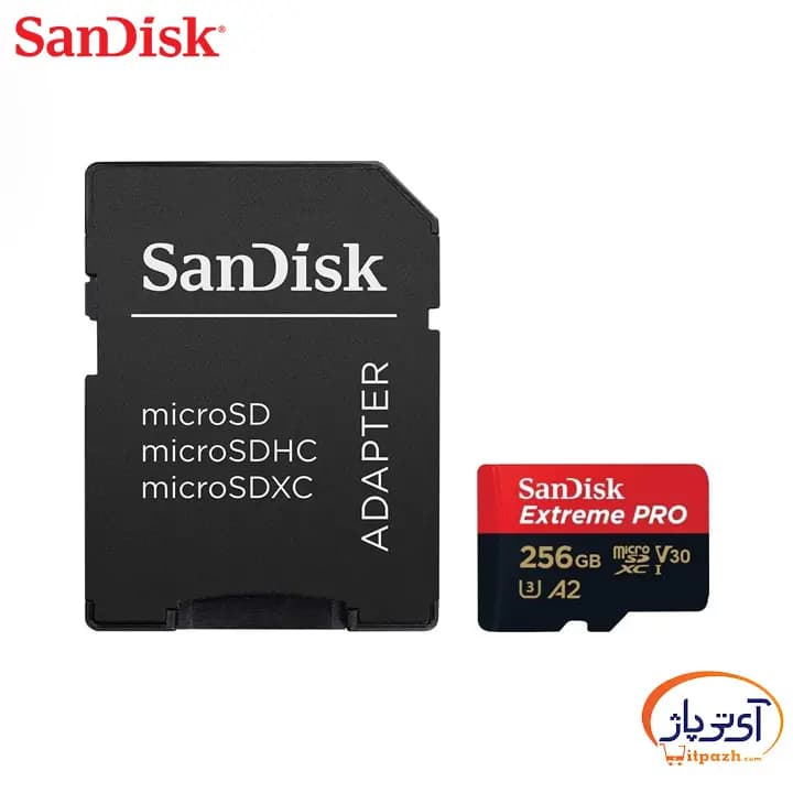 کارت حافظه SD سندیسک EXTREME PRO V30 ظرفیت 256 گیگابایت سرعت 200MB/s — تصویر ۷
