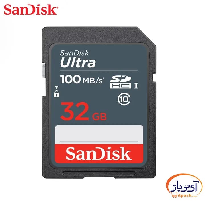 کارت حافظه SD سندیسک ULTRA ظرفیت 32 گیگابایت سرعت 100MB/s