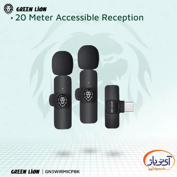میکروفون بی سیم گرین لاین Wireless Microphone 3 in 1 — تصویر ۴