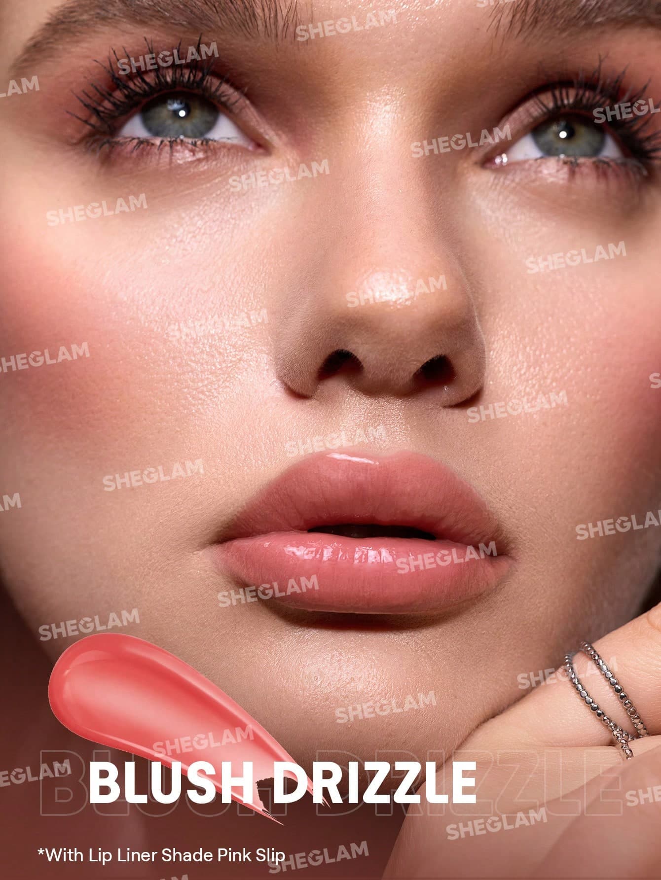 لیپ پلامپر حجم دهنده لب شیگلم مدل Bold Booster رنگ Blush Drizzle — تصویر ۱۱