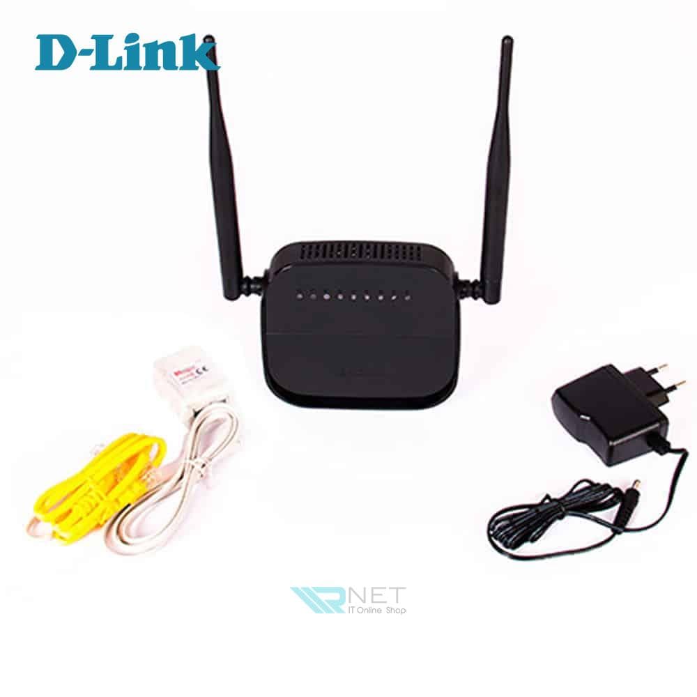 مودم وایرلس ADSL N300 دی لینک مدل D-link DSL-124 — تصویر ۹