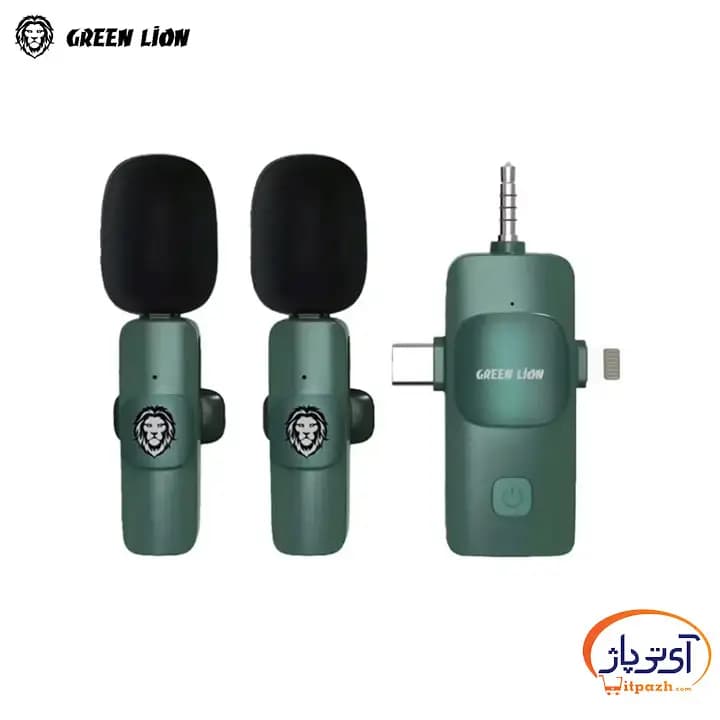 میکروفون بیسیم گرین لاین با گیرنده رابط 3گانه متصل — تصویر ۹