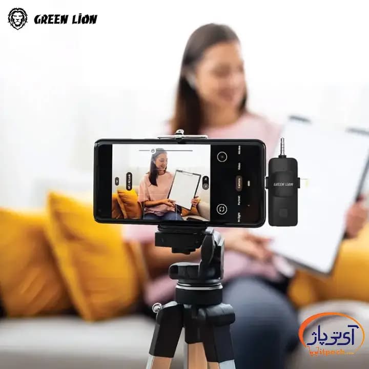 میکروفون بیسیم گرین لاین با گیرنده رابط 3گانه متصل — تصویر ۱۰