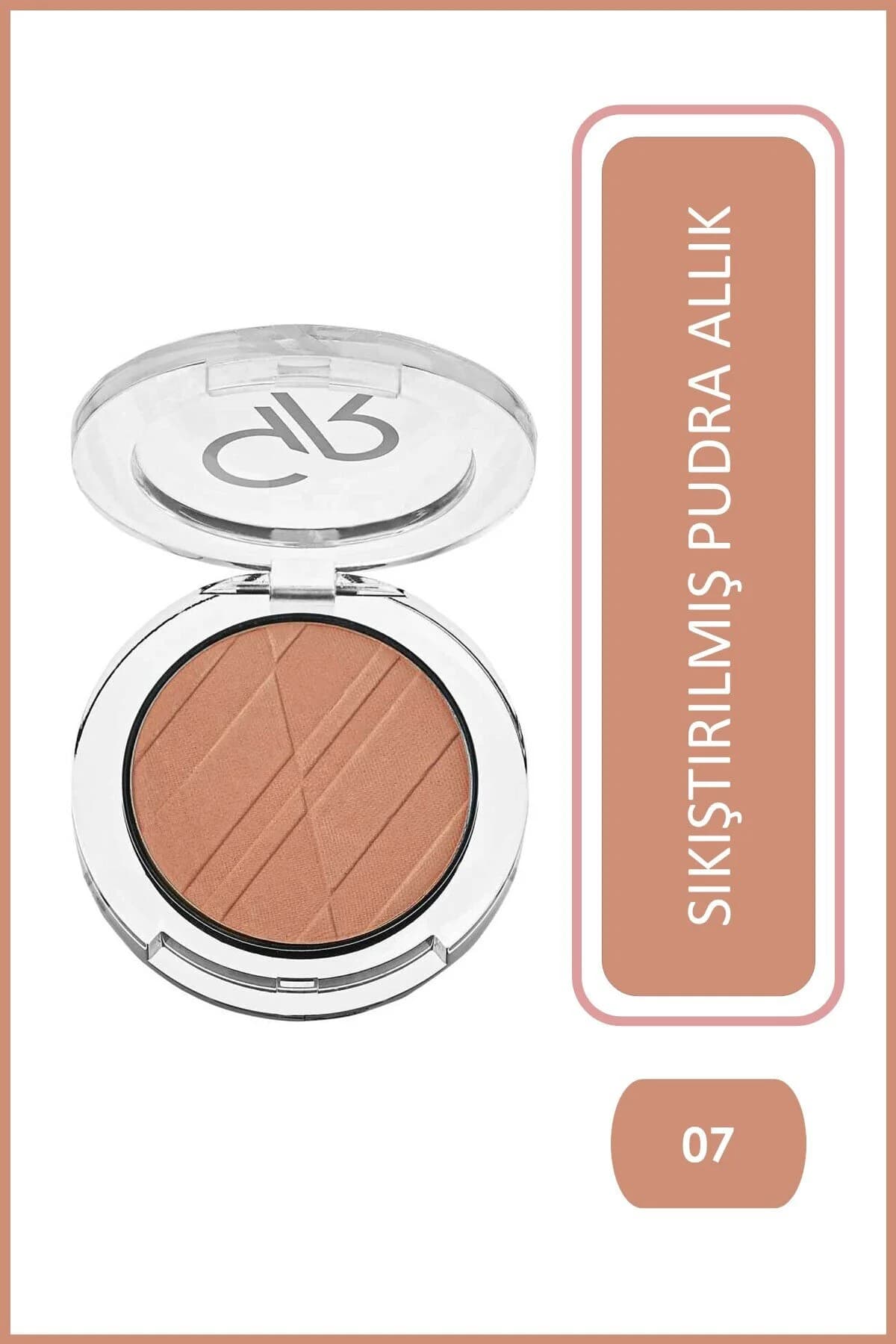 رژ گونه پودری گلدن رز مدل Powder Blush Soft And Silki رنگ Tan Glow شماره 07 — تصویر ۱۱