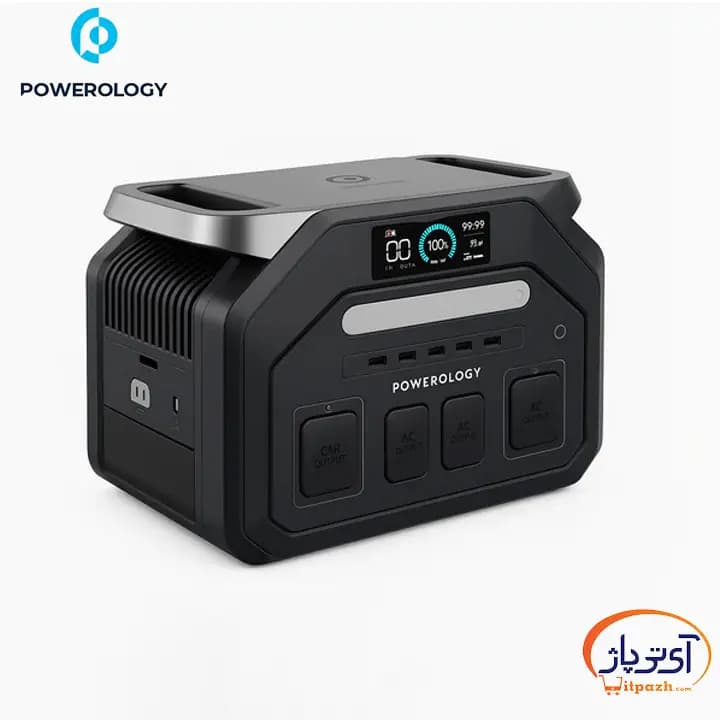 پاور استیشن قابل حمل پاورولوژی توان 1800W ظرفیت 1024Wh — تصویر ۵