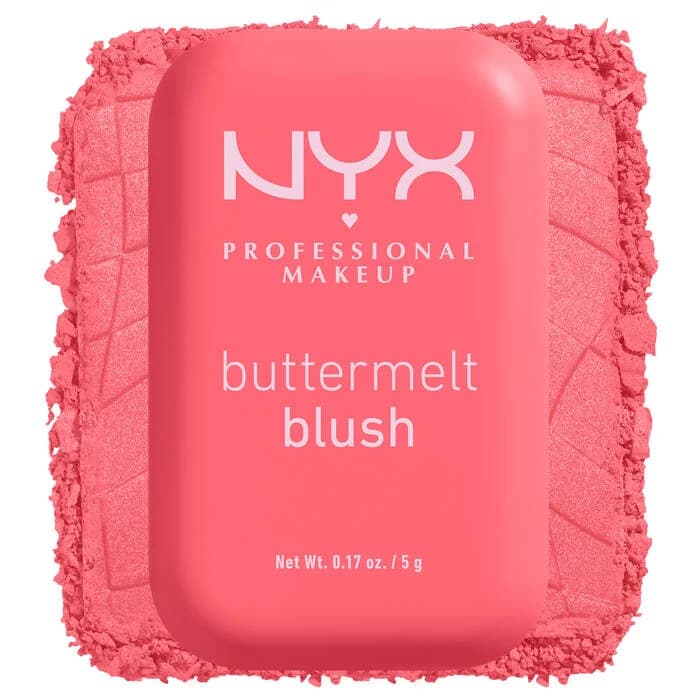 رژ گونه پودری نیکس NYX مدل Buttermelt Blushm رنگ U Know Butta شماره MBBL04 — تصویر ۷