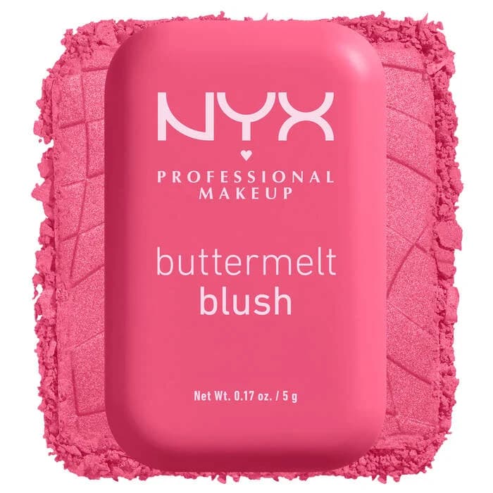 رژ گونه پودری نیکس NYX مدل Buttermelt Blushm رنگ Getting Butta شماره BMBL08 — تصویر ۲