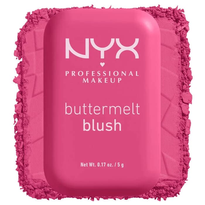 رژ گونه پودری نیکس NYX مدل Buttermelt Blushm رنگ Butta With The Time شماره BMBL07