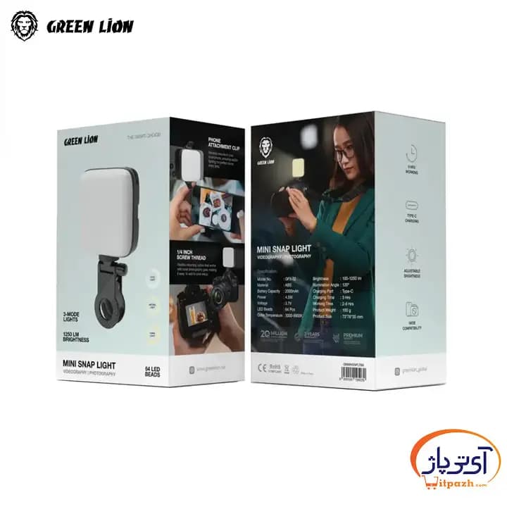 چراغ فلش لایت گرین لاین Mini Snap Light — تصویر ۶