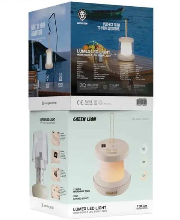 چراغ LED و ریسه ۱۰ متری گرین لاین مدل Lumex — تصویر ۱۰