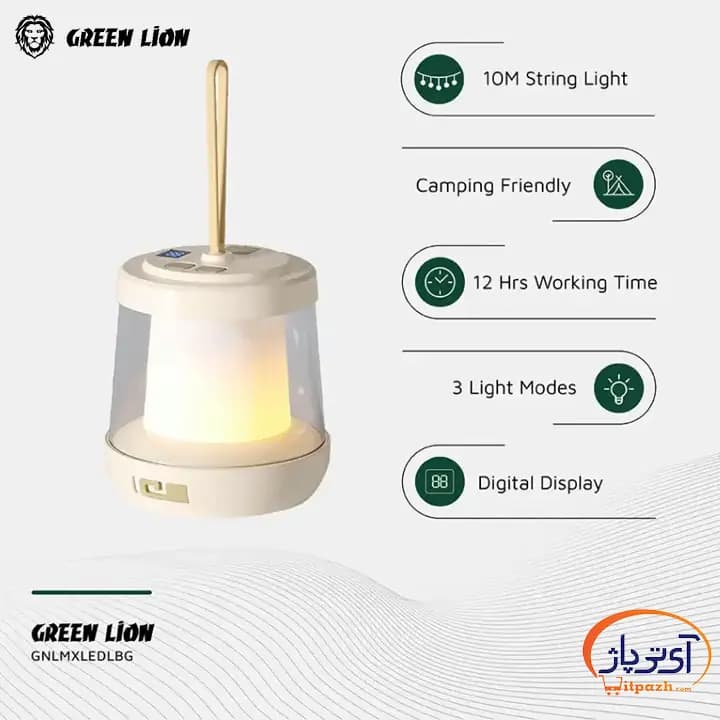 چراغ LED و ریسه ۱۰ متری گرین لاین مدل Lumex — تصویر ۷