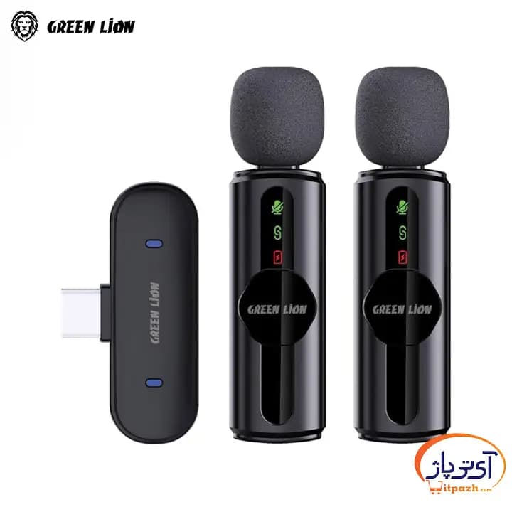 میکروفون 3در1 بیسیم گرین لاین GM-76X — تصویر ۲
