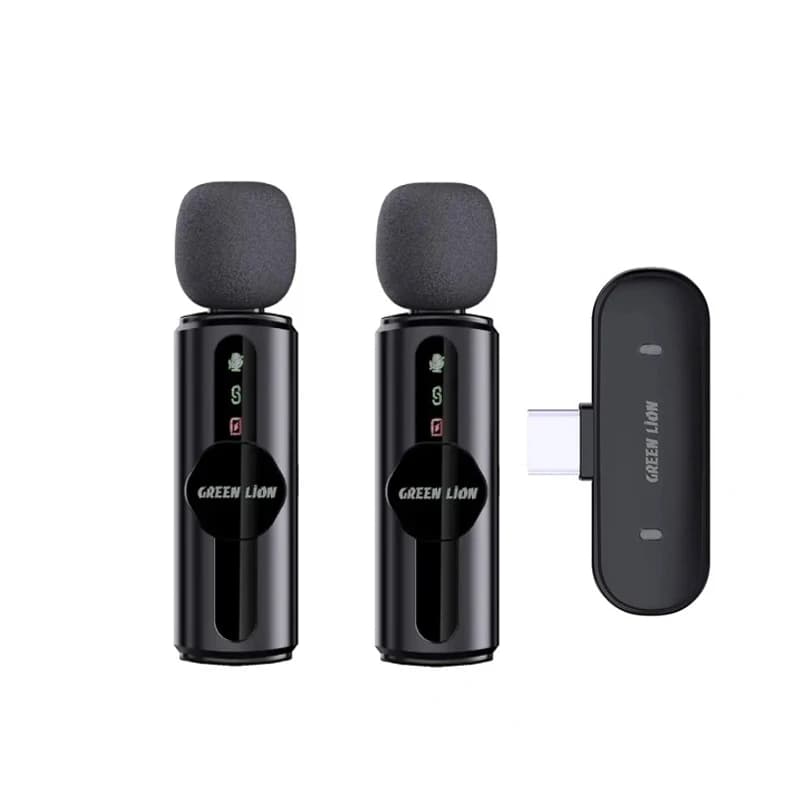 میکروفون 3در1 بیسیم گرین لاین GM-76X — تصویر ۸